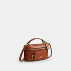 Coach Rainer Crossbody Bag 18 With Pocket - Gold/Cinnamon