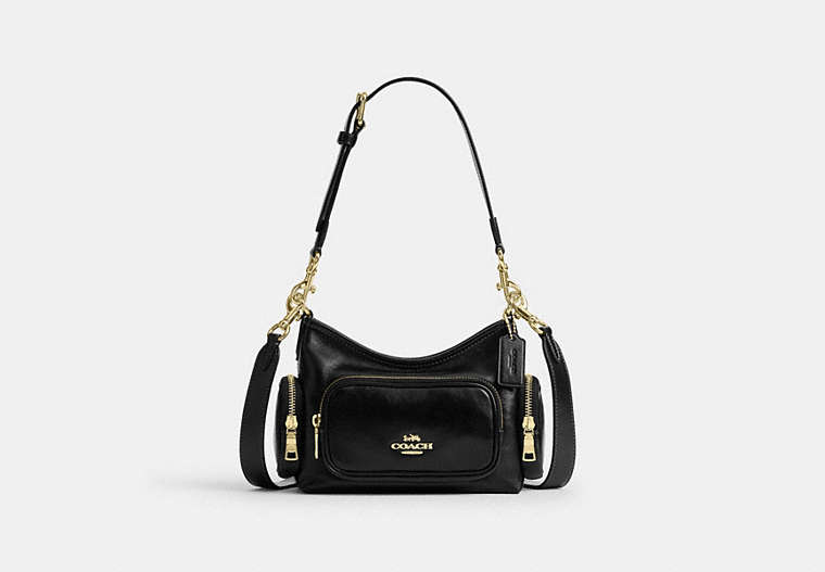 Coach Laurel Shoulder Bag 22 - Gold/Black