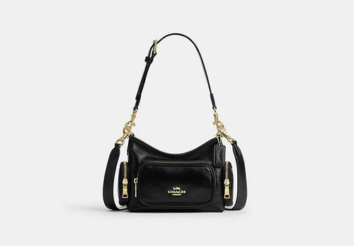 Coach Laurel Shoulder Bag 22 - Gold/Black
