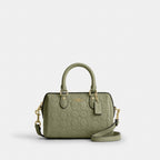 Signature Leather/Gold/Pistachio