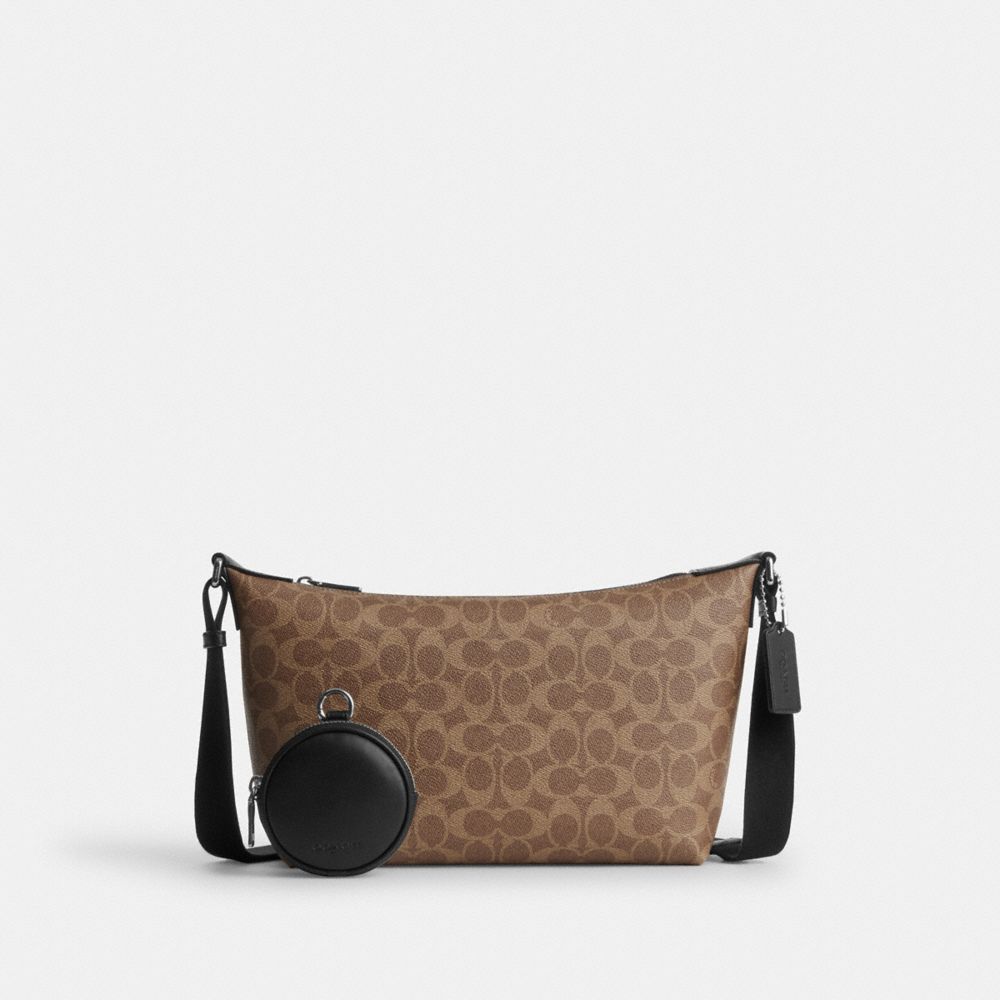 Signature Canvas / Silver/Tan Black