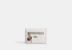 Coach Card Case With Charms Silver/Chalk