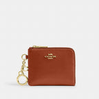 Coach Small Corner Zip Wallet Classic Gold/Cinnamon