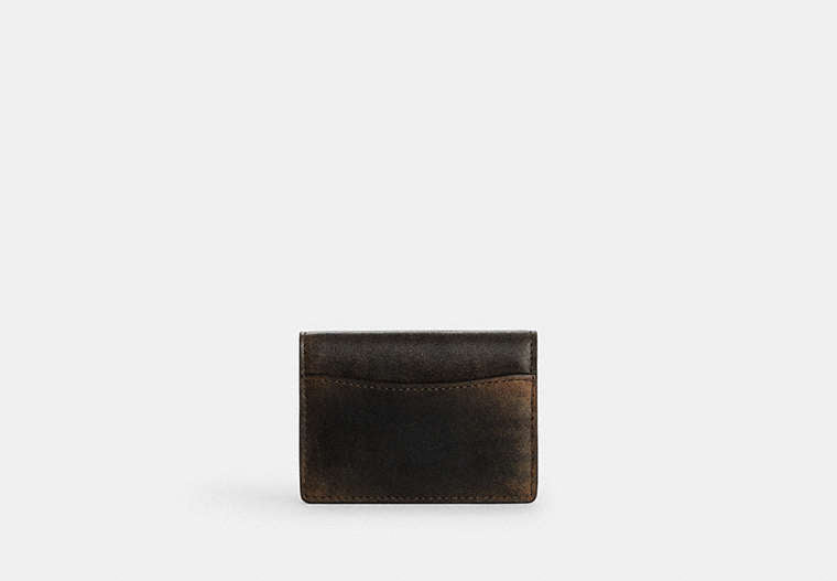 Card Case With Charms In Loved Leather back