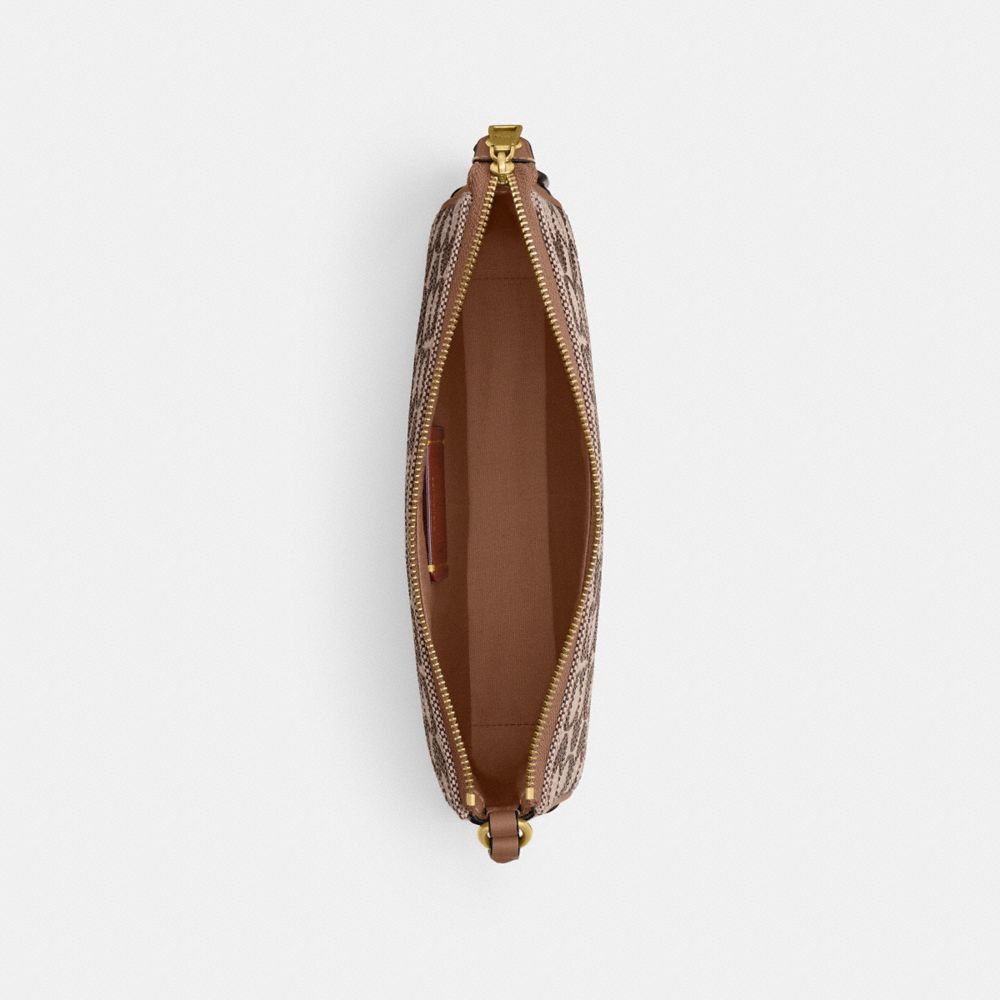 Coach Plaza Bag - Crystal Jacquard Mushroom