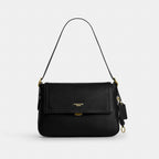 Coach Etta Flap Bag - Black