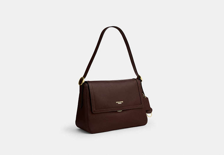 Etta Flap Bag Leather Maple angle