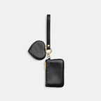 Coach Wristlet And Heart Pouch Gold/Black
