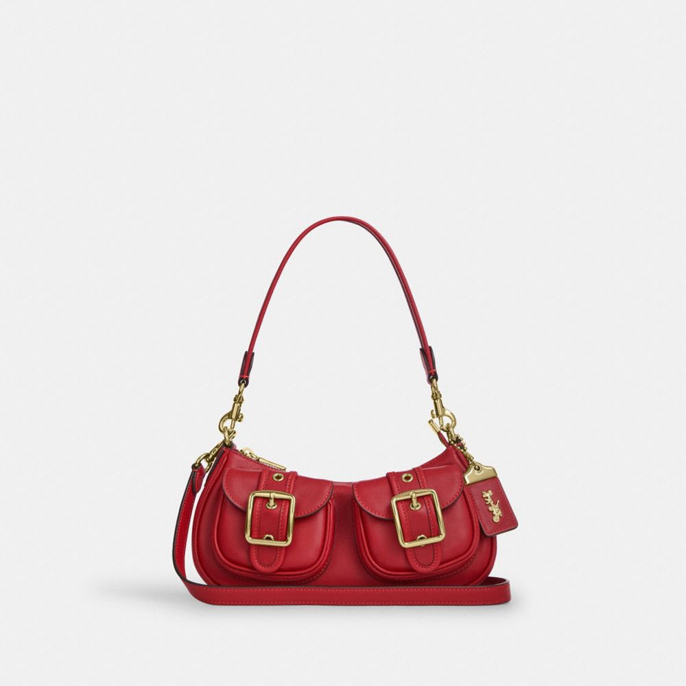 Coach Ashton Shoulder Bag Gold/Poppy
