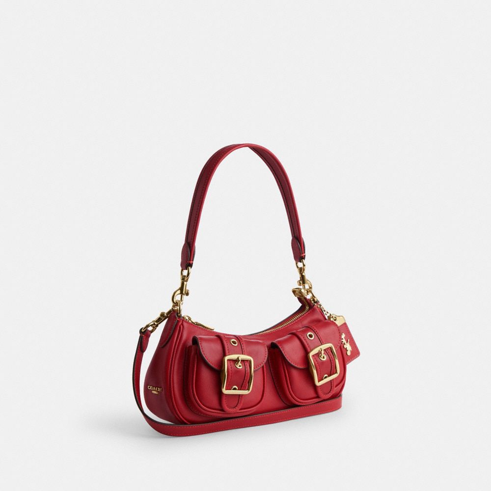 Coach Ashton Shoulder Bag Gold/Poppy