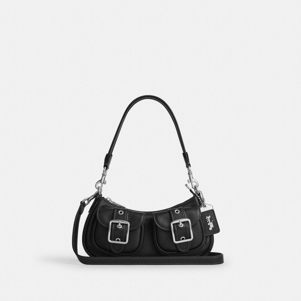 Coach Ashton Shoulder Bag Silver/Black