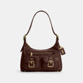 Coach Allison Zip Top Shoulder Bag - Gold/Maple