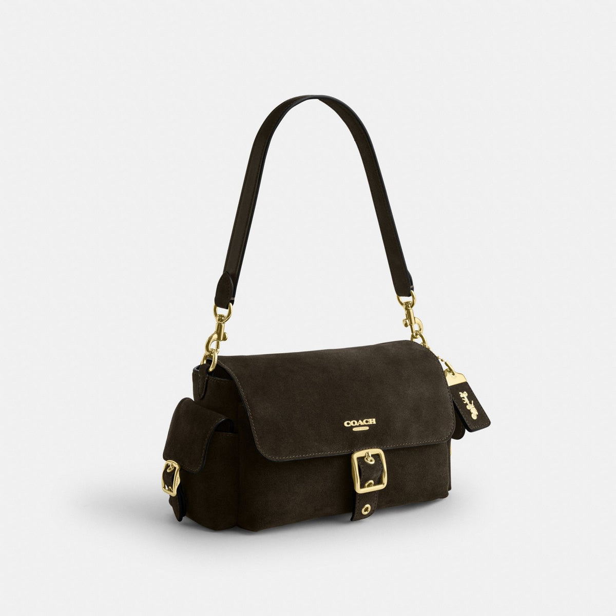 Coach Alice Shoulder Bag Ebony interior