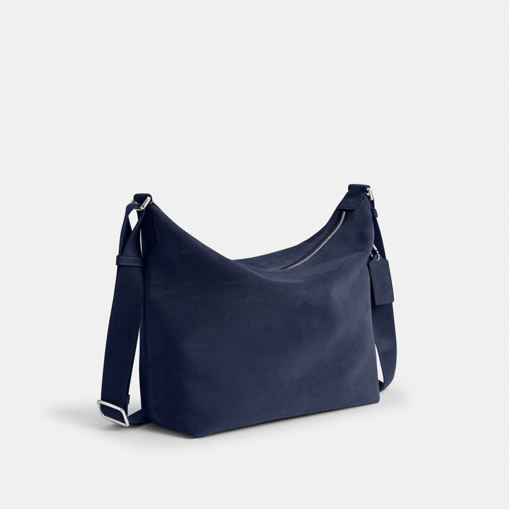 Coach Finn Hobo Bag 32 - Silver/True Navy side