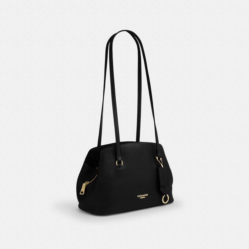 Coach Elise Shoulder Bag Gold/Black angle