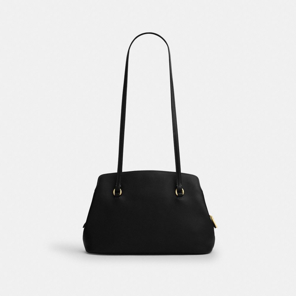 Coach Elise Shoulder Bag Gold/Black detail