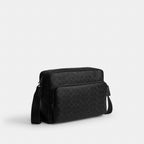 Coach Colton Crossbody Bag 34 - Matte Black/Black Signature side