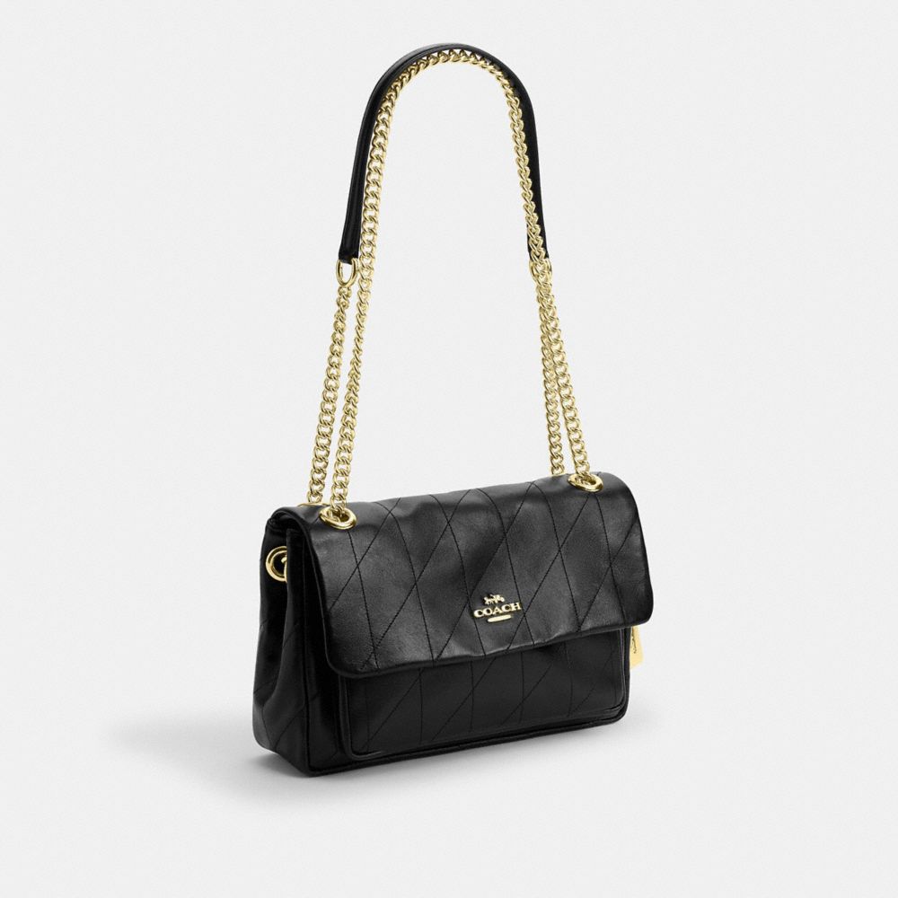 Coach Elodie 24 With Quilting Gold/Black