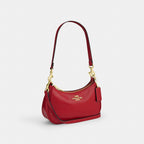Coach Soft Teri Mini Crossbody Bag - Gold/Poppy side