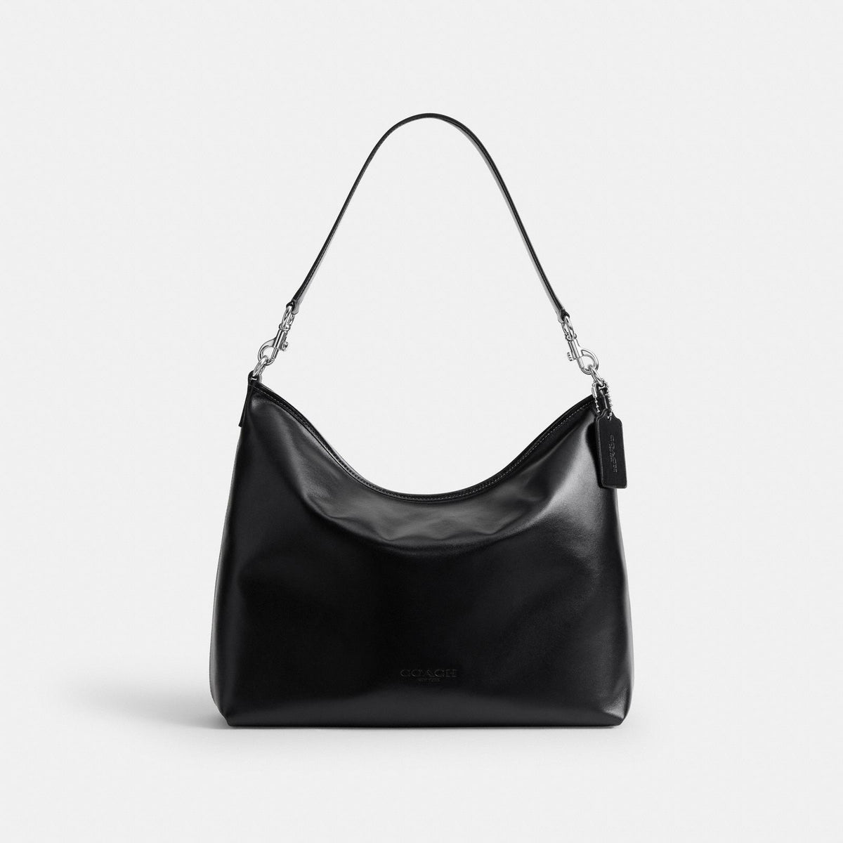 Coach Laurel Bag 36 Silver Black front