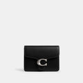 Coach Tabby Card Case Silver/Black