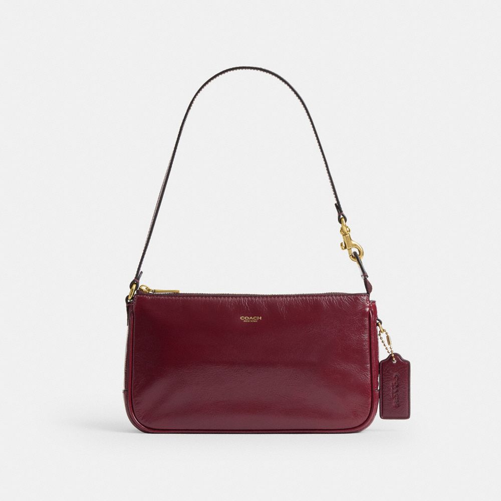 Coach Plaza Bag With Glazed Leather