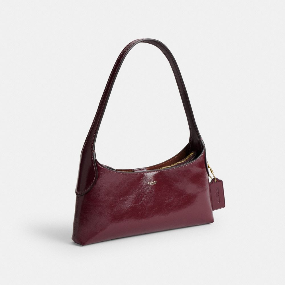 Coach Brooklyn Shoulder Bag 26 - Brass/Dark Cherry