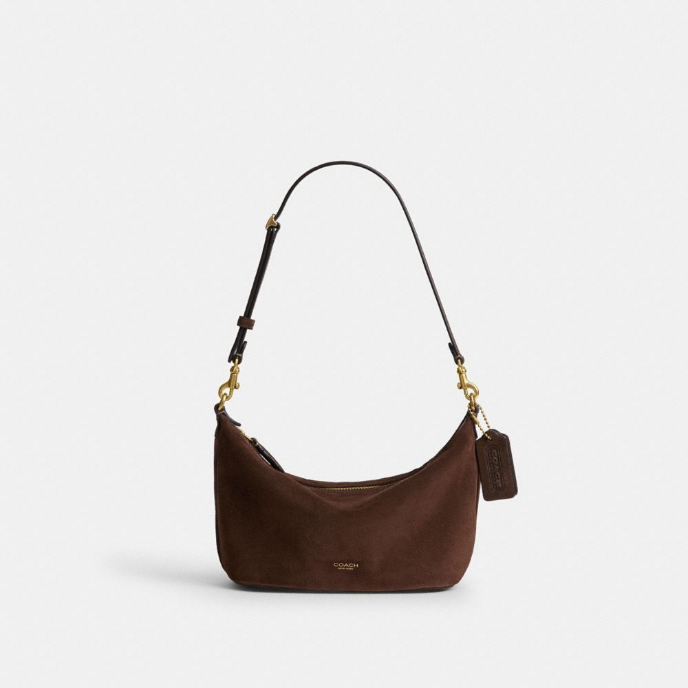 Coach Demi Bag Brass/Dark Chocolate front