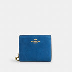 Coach Snap Wallet In Crocodile-Embossed Leather