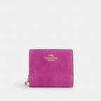 Coach Snap Wallet In Crocodile-Embossed Leather