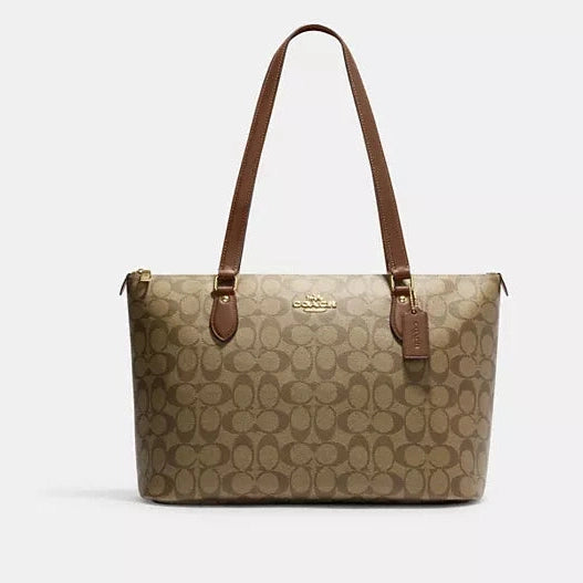Coach Gallery Tote Bag Signature Canvas