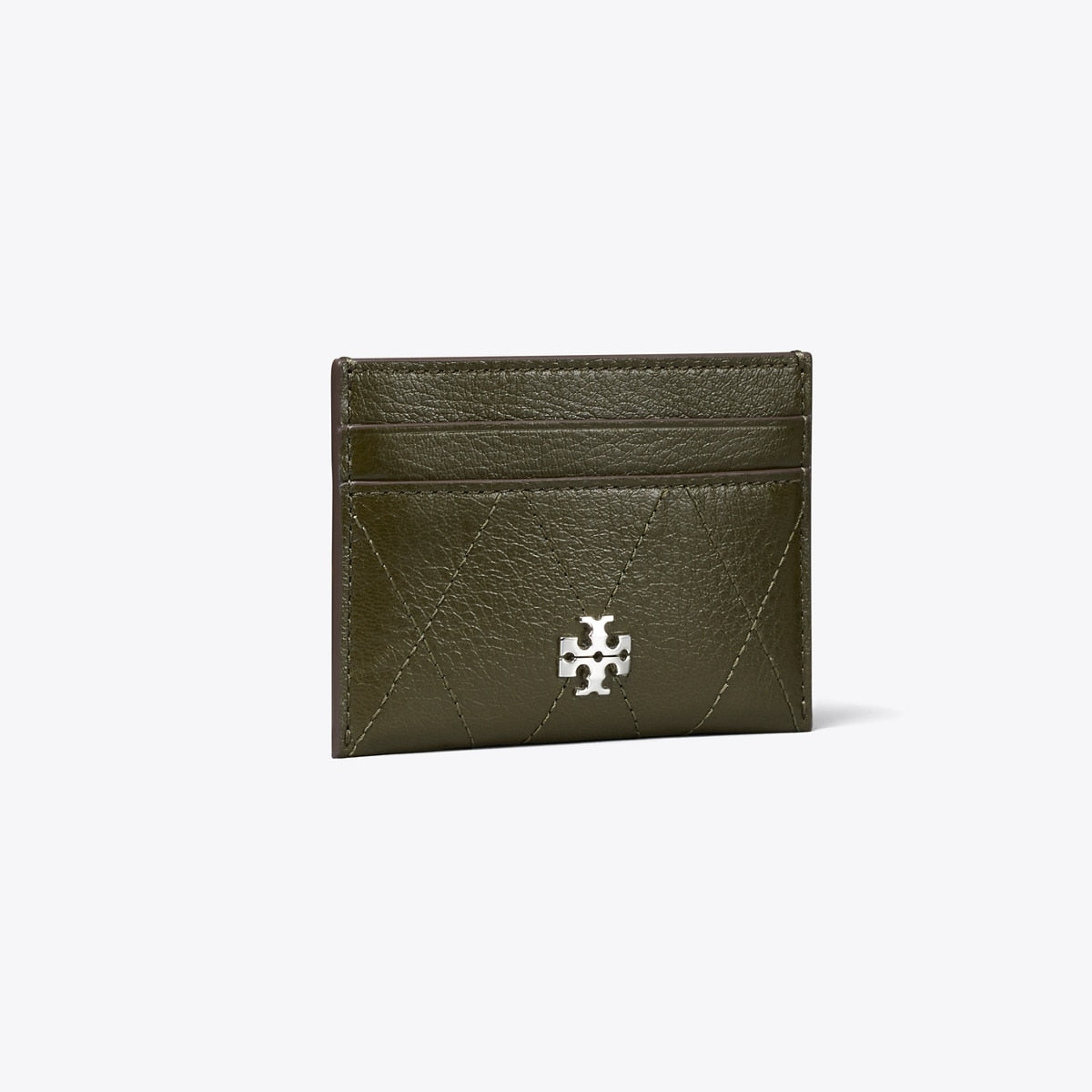 Tory Burch Charlie Quilted Card Case