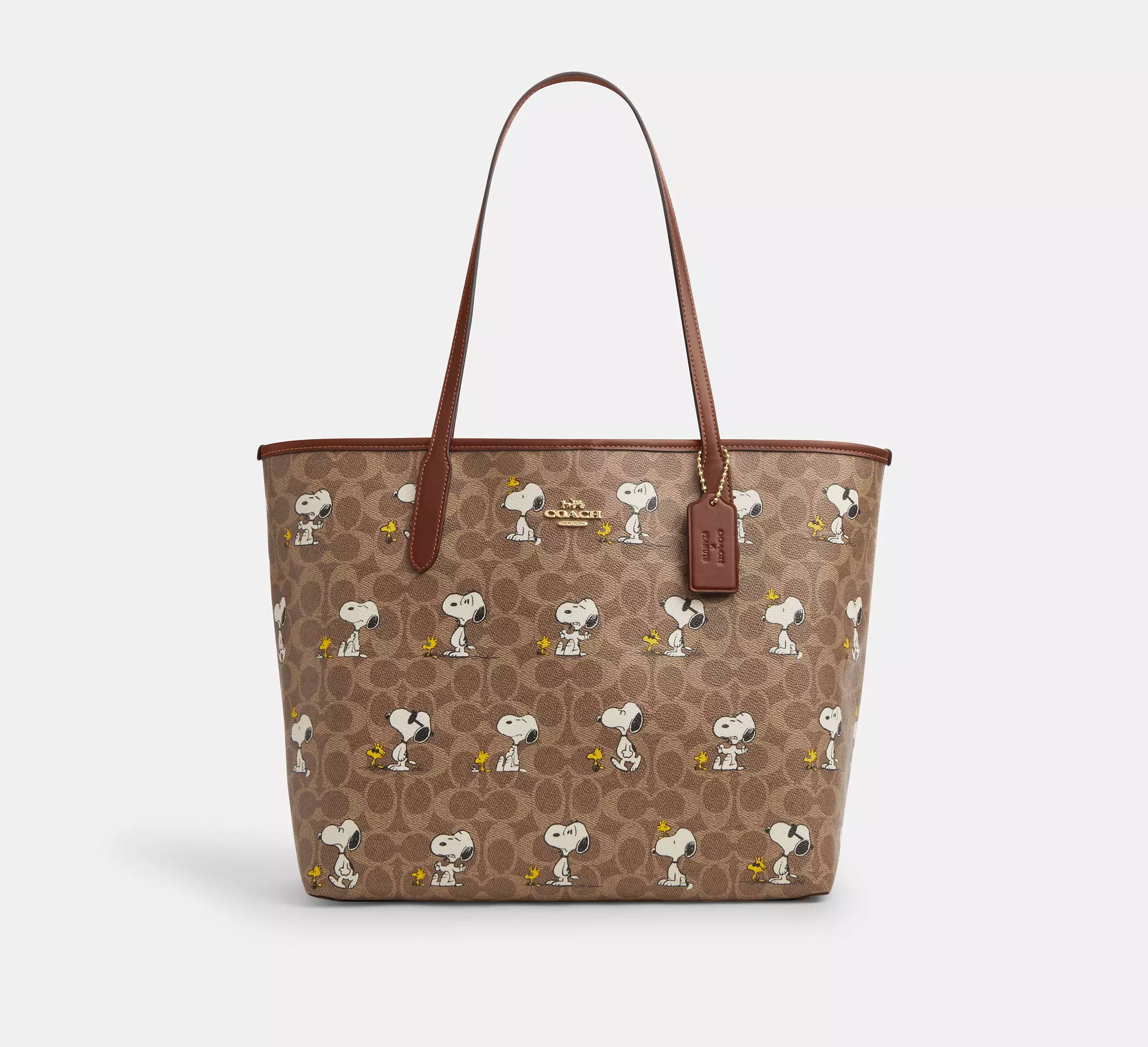 Coach City Tote Bag In Signature Canvas