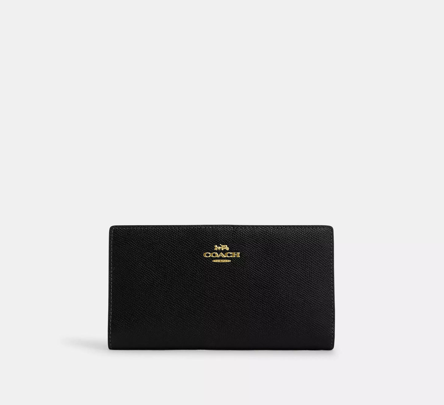 Coach Slim Zip Wallet In Signature Canvas