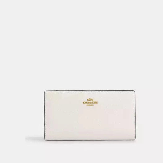 Coach Slim Zip Wallet In Signature Canvas