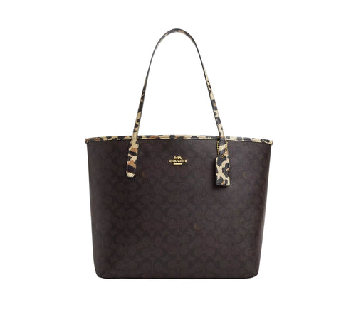 Coach City Tote Bag In Signature Canvas
