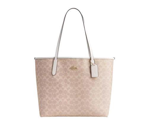 Coach City Tote Bag In Signature Canvas
