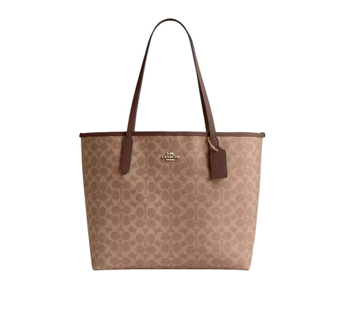 Bolso tote Coach City en lona de la firma 
