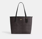 Coach City Tote Bag In Signature Canvas