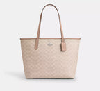 Coach City Tote Bag In Signature Canvas