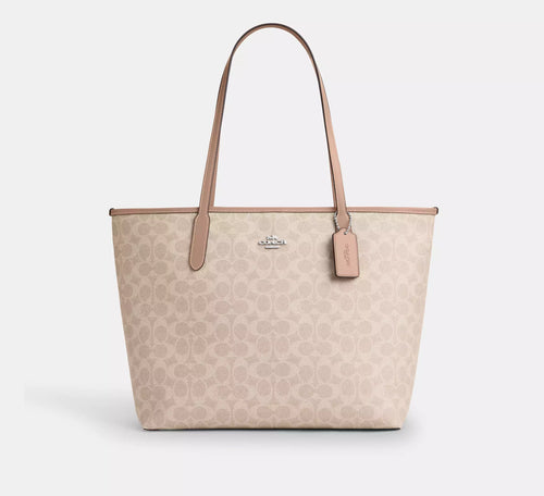 Coach City Tote Bag In Signature Canvas