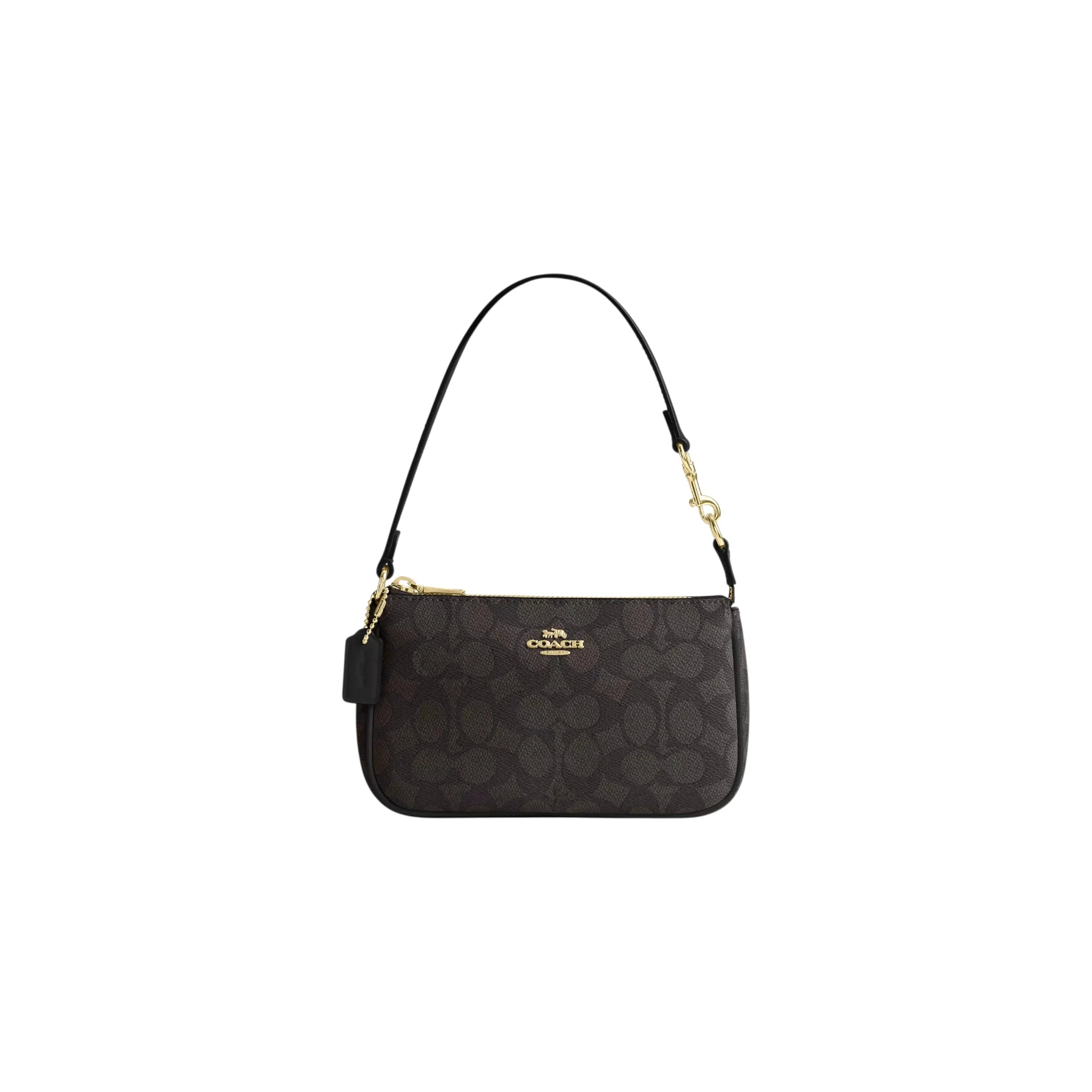 Coach Nolita 19 in Signature Canvas – Mini Clutch Bag