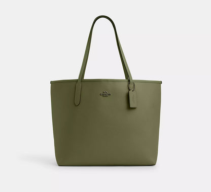 Coach City Tote Bag In Signature Canvas