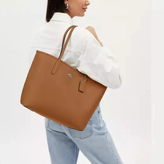 Coach City Tote Bag In Signature Canvas