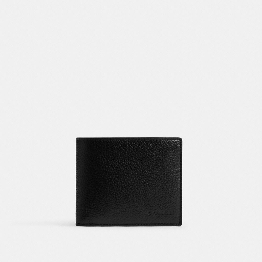 Coach 3-In-1 Wallet In Pebbled Leather