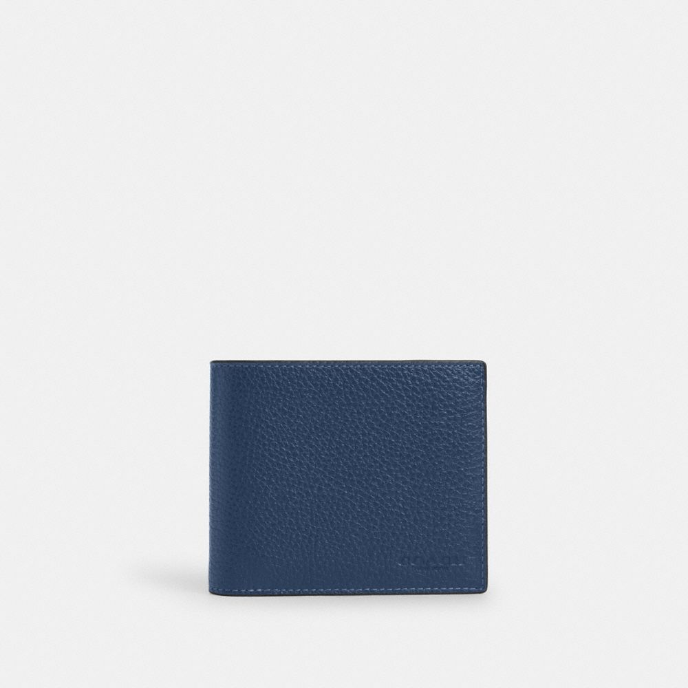 Coach 3-In-1 Wallet In Pebbled Leather