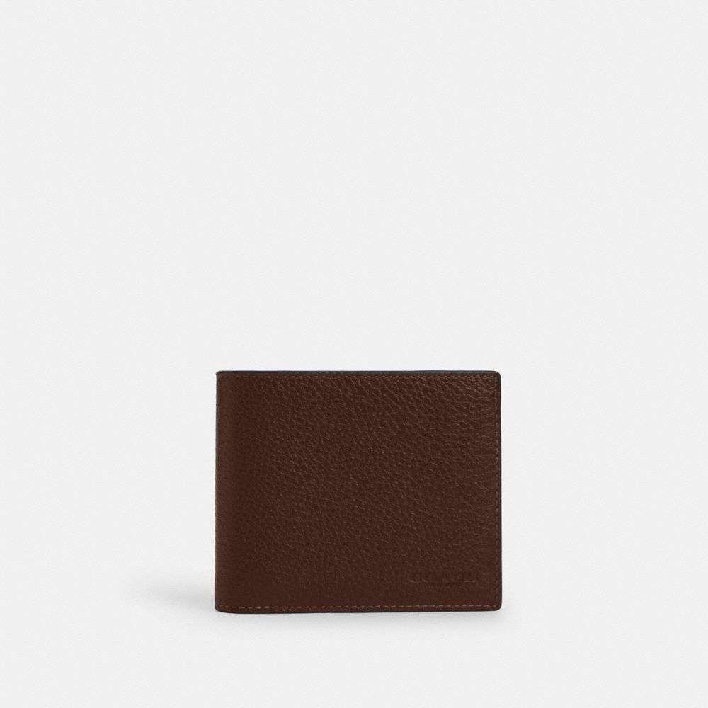 Coach 3-In-1 Wallet In Pebbled Leather