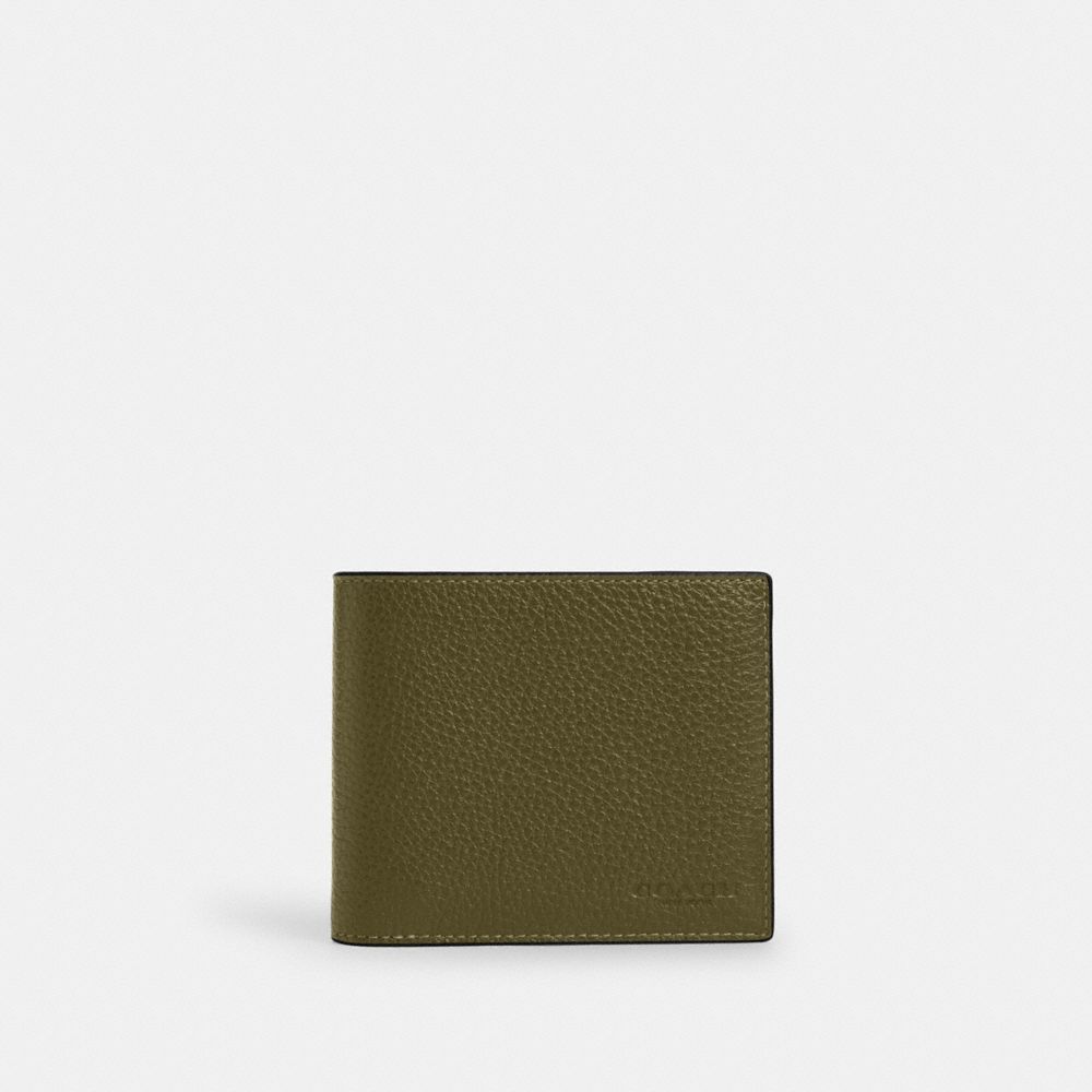Coach 3-In-1 Wallet In Pebbled Leather