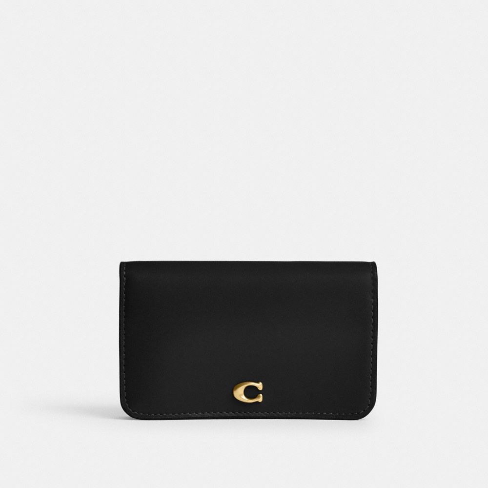 Coach Essential Slim Card Case Classic Brass/Black