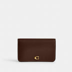 Coach Essential Slim Card Case Classic Brass/Maple